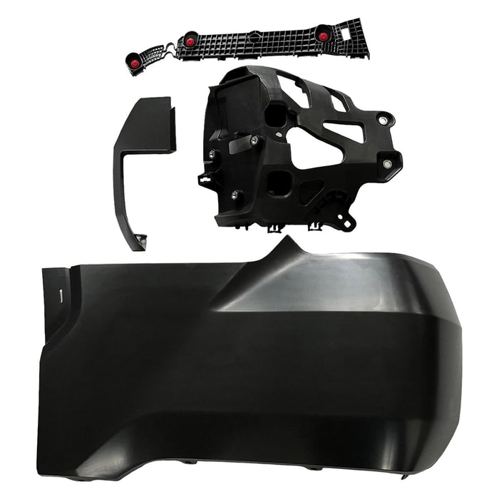 Toyota Tundra Rear Driver Side Outer Bumper Extension W/Wheel Opening Mouldings W/O Parking Sensors Assy - TO1104144