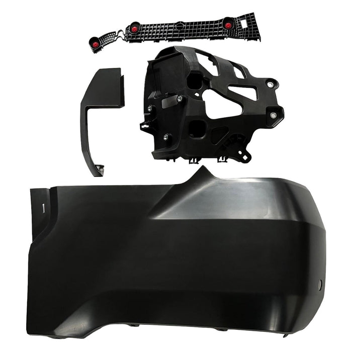 Toyota Tundra Rear Driver Side Outer Bumper Extension W/Wheel Opening Mouldings W/Parking Sensors Assy - TO1104145