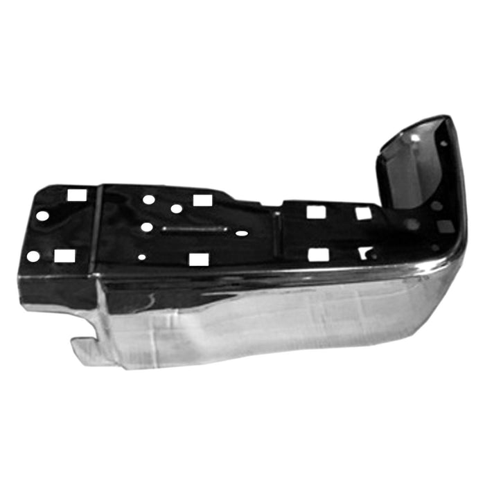 Toyota Tundra Rear Passenger Side Outer Bumper Extension W/O Parking Assist Chrome - TO1105123