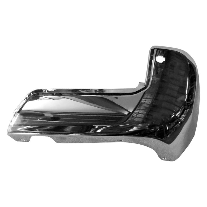 Toyota Tacoma Rear Passenger Side Outer Bumper Extension End Cap W/Parking Assist Chrome - TO1105132