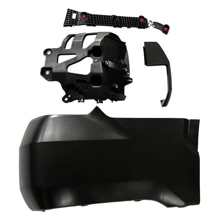 Toyota Tundra Rear Passenger Side Outer Bumper Extension W/O Wheel Opening Mouldings W/O Parking Sensors Assy - TO1105142