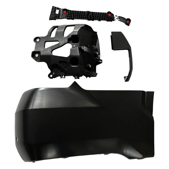 Toyota Tundra Rear Passenger Side Outer Bumper Extension W/O Wheel Opening Mouldings W/Parking Sensors Assy - TO1105143