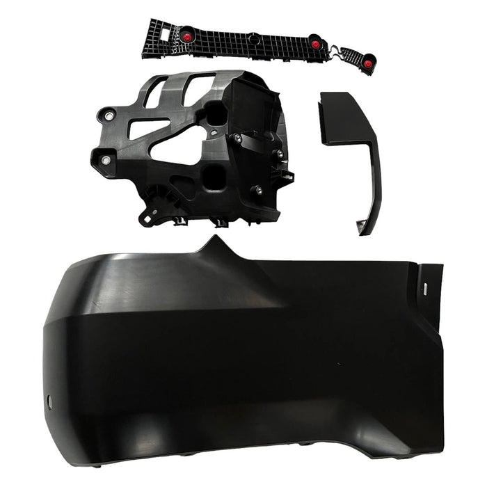 Toyota Tundra Rear Passenger Side Outer Bumper Extension W/Wheel Opening Mouldings W/Parking Sensors Assy - TO1105145