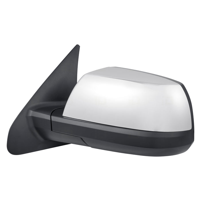 Toyota Tundra Driver Side Door Mirror Power Heated W/O Signal Lamp Chrome Assembly - TO1320300