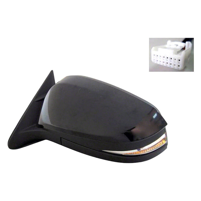 Toyota Highlander Driver Side Door Mirror W/Blind Spot Detection W/Cover - TO1320318