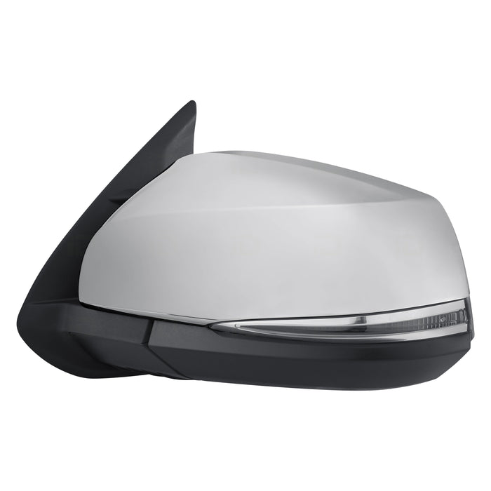 Toyota Tacoma Driver Side Door Mirror W/O Blind Spot Detection W/Signal Lamps W/Cover Chrome - TO1320353
