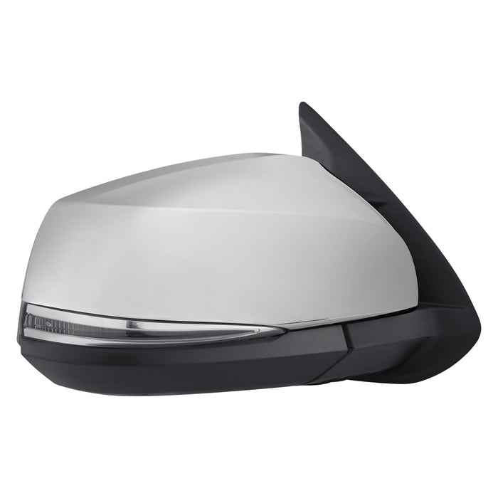Toyota Tacoma Passenger Side Door Mirror W/O Blind Spot Detection W/Signal Lamps W/Cover Chrome - TO1321353