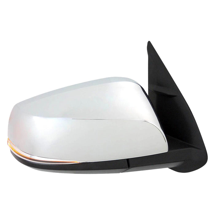 Toyota Tacoma Passenger Side Door Mirror W/Blind Spot Detection W/Signal Lamps W/Cover Chrome - TO1321360