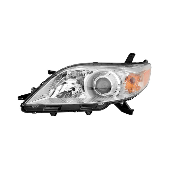 Toyota Sienna Base/L/LE/Limited/XLE Driver Side Headlight Assembly Halogen W/O Led Drl Composite - TO2502199