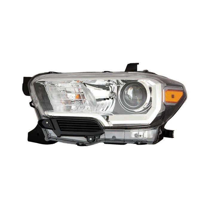 Toyota Tacoma Driver Side Headlight Assembly Halogen W/O Led Drl W/O Fog Lamps Bezel Composite - TO2502243