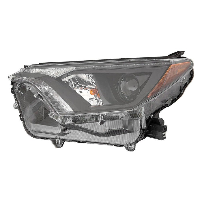Toyota RAV4 Driver Side Headlight Assembly Halogen North America Built W/ Bezel Composite - TO2502268
