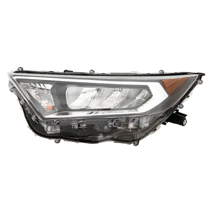Toyota RAV4 Adventure/Limited/Trail/TRD Off-Road/XLE/XLE Premium Driver Side Headlight Assembly Na Built Chrome Bezel Composite - TO2502275