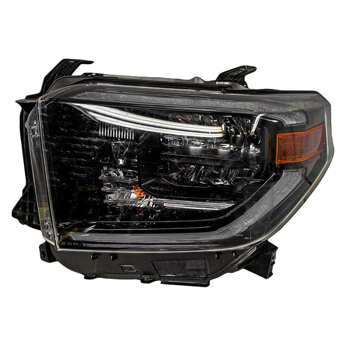 Toyota Tundra Driver Side Headlight Assembly W/Led Drl W/Smoked Chrome Accent Composite - TO2502281