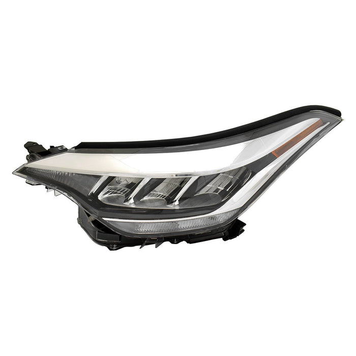 Toyota C-HR Driver Side Headlight Assembly W/O Adaptive Headlamps Turkey Built Composite - TO2502298
