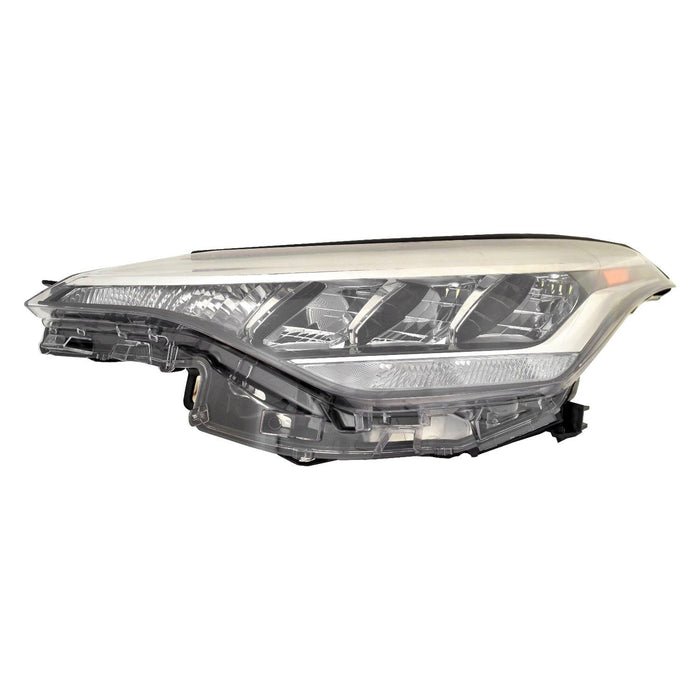 Toyota C-HR Driver Side Headlight Assembly W/O Adaptive Headlamps Japan Built Composite - TO2502311