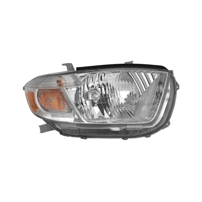 Toyota Highlander Base/Limited/SE Passenger Side Headlight Assembly Usa Built Composite - TO2503201