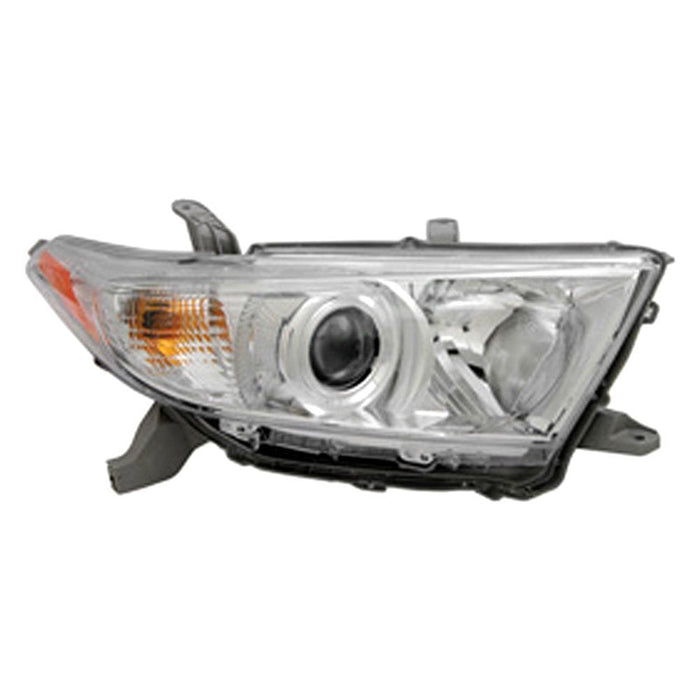 Toyota Highlander Passenger Side Headlight Assembly Usa Built Composite - TO2503208