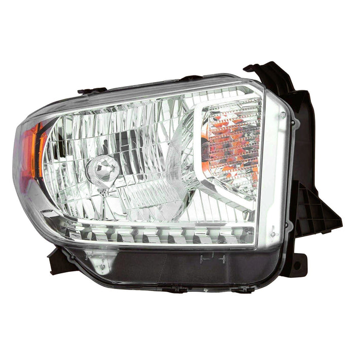 Toyota Tundra Limited/SR/SR5 Passenger Side Headlight Assembly Halogen W/O Level Adjuster Composite - TO2503218