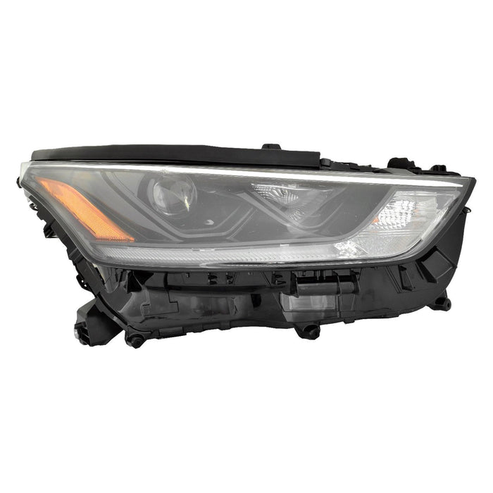 Toyota Highlander Hybrid LE/Hybrid XLE/L/LE/XLE Passenger Side Headlight Assembly Composite - TO2503302