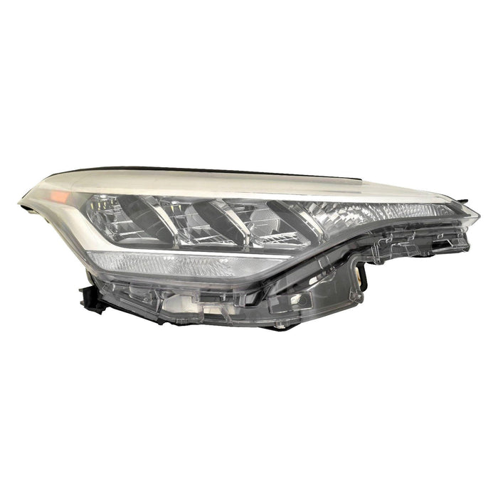Toyota C-HR Passenger Side Headlight Assembly W/O Adaptive Headlamps Japan Built Composite - TO2503311