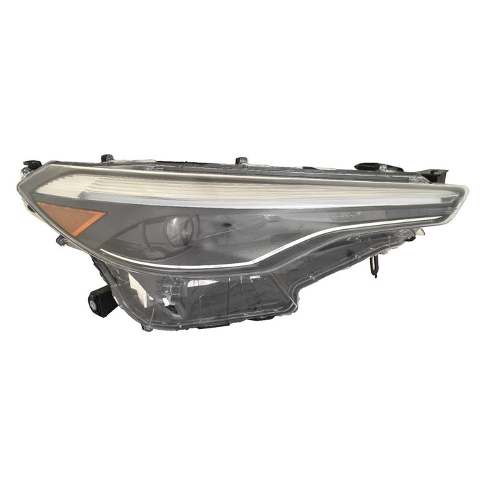 Toyota Corolla Cross Hybrid XLE/Hybrid XSE/XLE Passenger Side Headlight Assembly W/O Adaptive Headlamps Composite - TO2503319