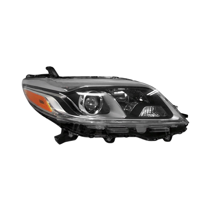 Toyota Sienna Passenger Side Headlight Lens Housing Hid - TO2519154
