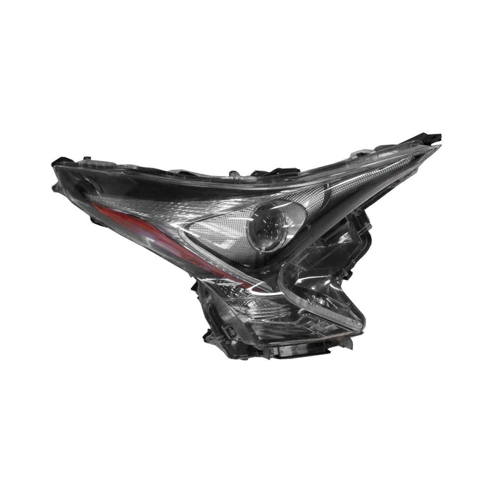 Toyota Prius Passenger Side Headlight Lens Housing W/Fog Lamps From 2-16 - TO2519192