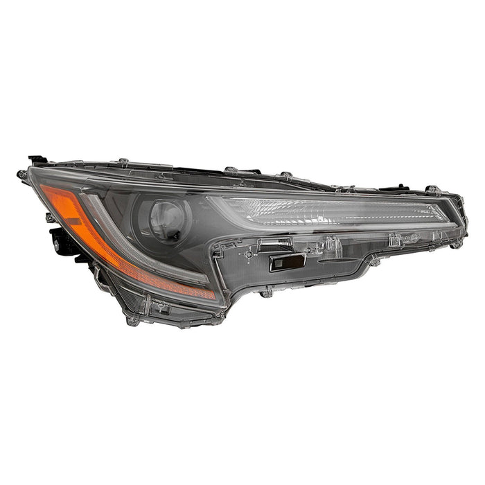 Toyota Corolla L/LE Passenger Side Headlight Lens Housing Japan Built Sedan - TO2519197