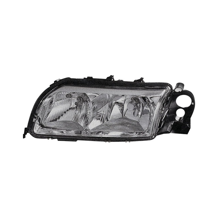 Volvo S80 Driver Side Headlight Assembly Halogen W/Bright Bezel Composite - VO2502110