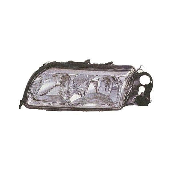 Volvo S80 Passenger Side Headlight Assembly Halogen W/Bright Bezel Composite - VO2503110