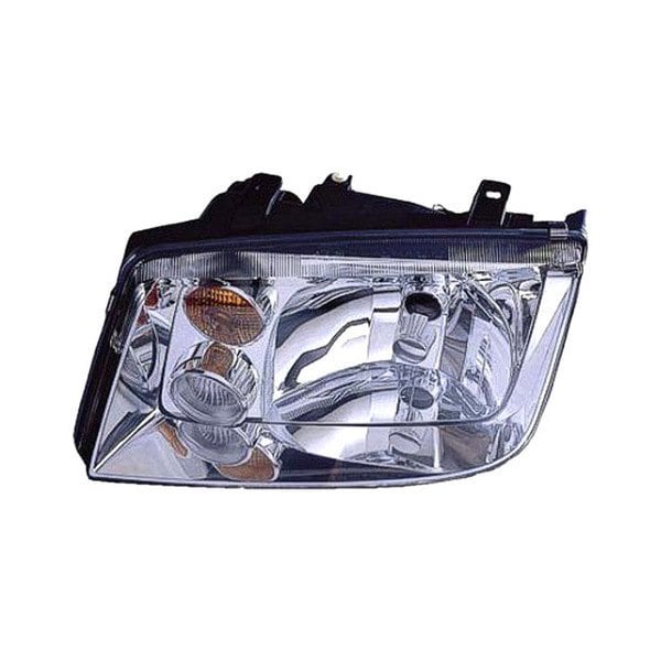 Volkswagen Jetta Driver Side Headlight Assembly W/O Fog Lamps W/Bright Bezel Late Design Composite - VW2502115