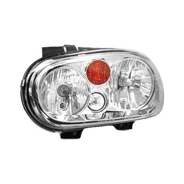 Volkswagen Golf Base/Confort/GL/GLS/GTI/GTI 1.8T/GTI 337/GTI Turbo/GTI VR6/Lujo/Verano Driver Side Headlight Assembly W/Fog Lamps Composite - VW2502126