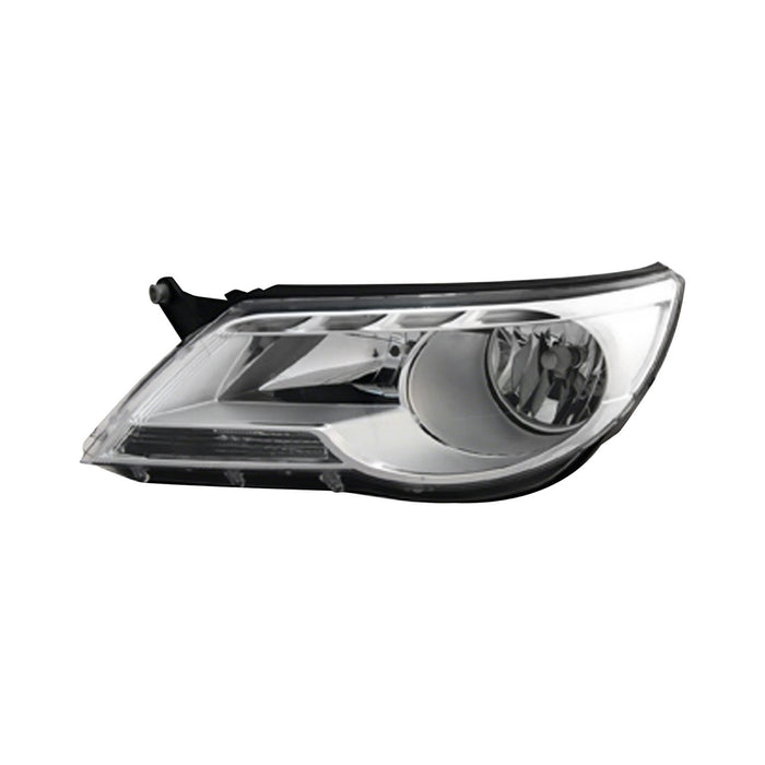 Volkswagen Tiguan Driver Side Headlight Assembly Halogen From Vin 902501 Composite - VW2502143