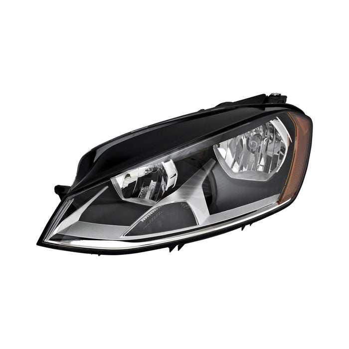 Volkswagen Golf/GTI Driver Side Headlight Assembly Halogen From 6-30-14 Composite - VW2502160