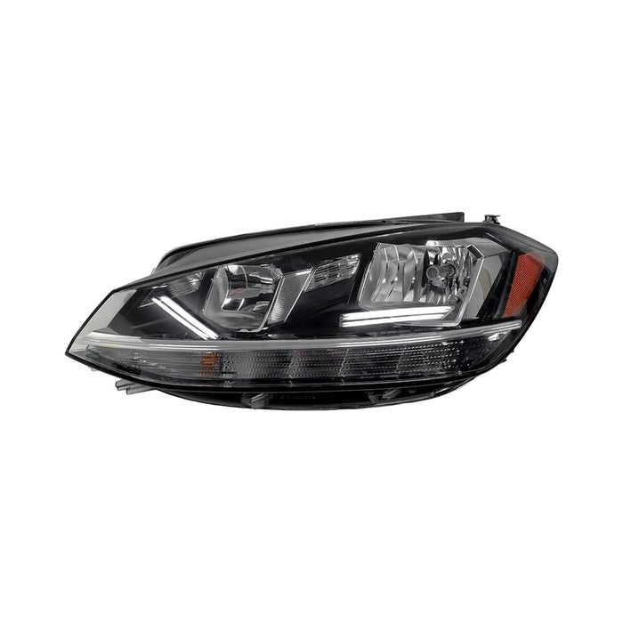 Volkswagen Golf/Golf Alltrack/Golf SportWagen/GTI Driver Side Headlight Assembly Halogen Composite - VW2502176