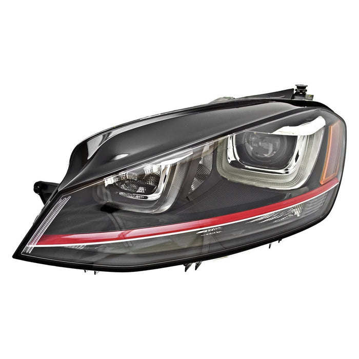 Volkswagen GTI Driver Side Headlight Lens Housing Xenon From 6-30-14 - VW2518117