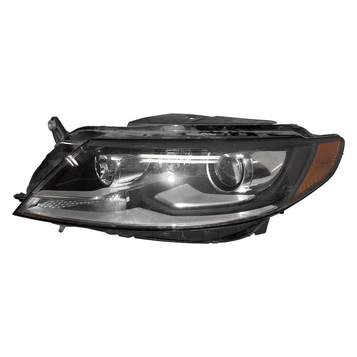 Volkswagen CC Driver Side Headlight Lens Housing Hid W/O Led Headlamps - VW2518119