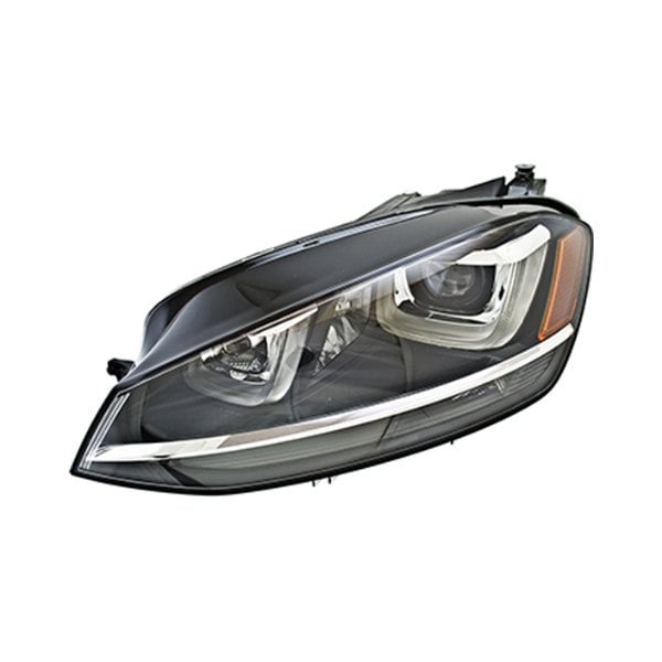 Volkswagen Golf/Golf SportWagen Driver Side Headlight Lens Housing Xenon From 8-25-14 - VW2518121
