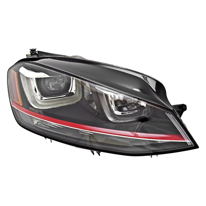 Volkswagen GTI Passenger Side Headlight Lens Housing Xenon From 6-30-14 - VW2519117