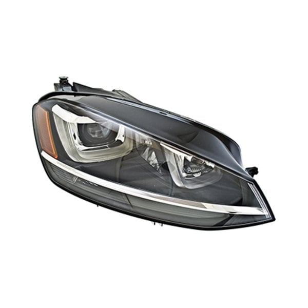 Volkswagen Golf/Golf SportWagen Passenger Side Headlight Lens Housing Xenon From 8-25-14 - VW2519121