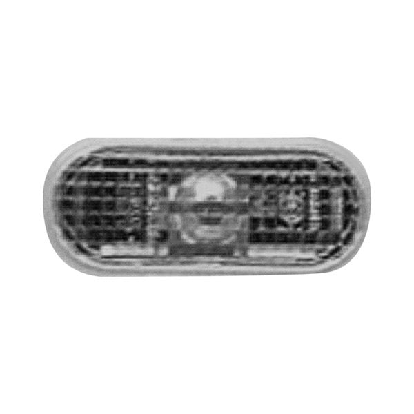 Volkswagen Golf/Jetta/Passat Driver Side Side Repeater Light Lens & Housing Fender Mounted Type 4 White - VW2570101