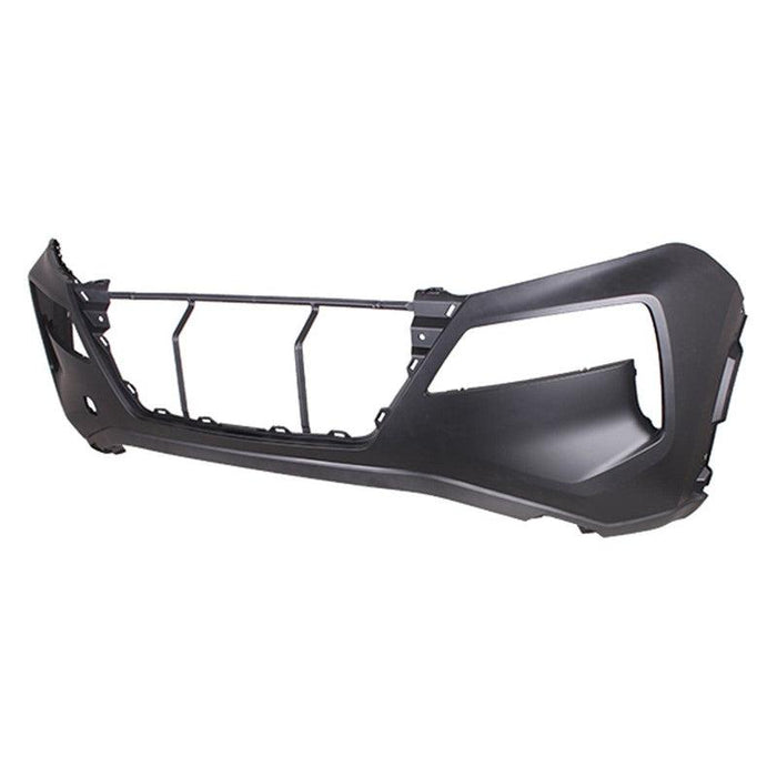 2021-2023 New Nissan Rogue Front Bumper Without Sensor Holes For USA Built Models - NI1000335-Partify-Painted-Replacement-Body-Parts