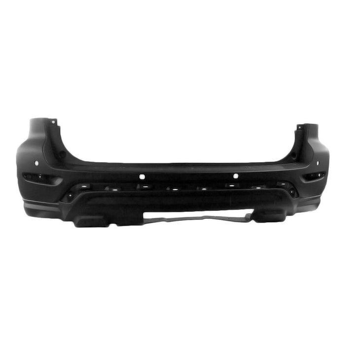2017-2020 Nissan Pathfinder Rear Bumper With Sensor Holes - NI1100316-Partify-Painted-Replacement-Body-Parts